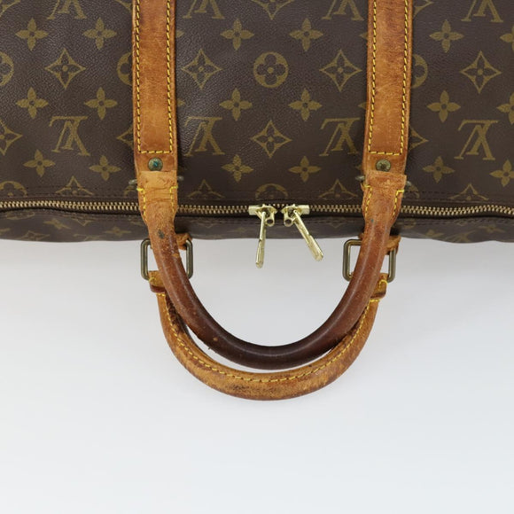 LOUIS VUITTON Monogram Keepall 50 Boston Bag M41426 LV Auth bs32470
