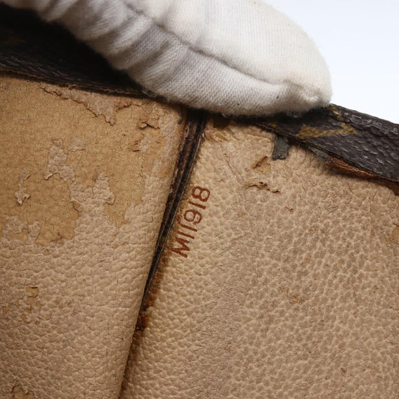 LOUIS VUITTON Monogram Sac Plat Hand Bag M51140 LV Auth bs32476