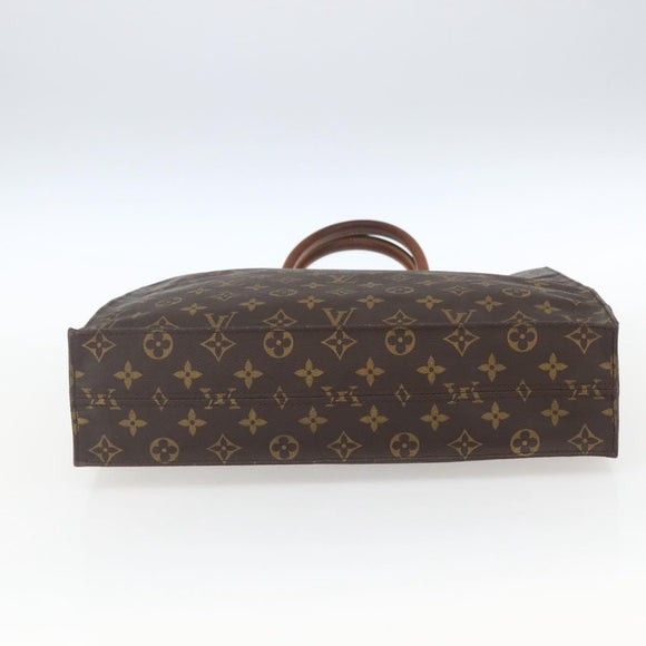 LOUIS VUITTON Monogram Sac Plat Hand Bag M51140 LV Auth bs32476