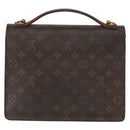 LOUIS VUITTON Monogram Monceau 28 Hand Bag M51185 LV Auth bs32481-2