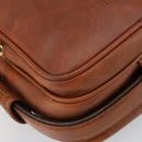 LOUIS VUITTON Quirvequia Trotteur MM Bag Leather Brown M95321 LV Auth bs32483-15
