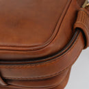 LOUIS VUITTON Quirvequia Trotteur MM Bag Leather Brown M95321 LV Auth bs32483-16