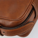 LOUIS VUITTON Quirvequia Trotteur MM Bag Leather Brown M95321 LV Auth bs32483-17
