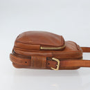 LOUIS VUITTON Quirvequia Trotteur MM Bag Leather Brown M95321 LV Auth bs32483-3