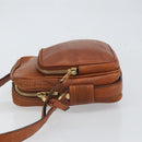 LOUIS VUITTON Quirvequia Trotteur MM Bag Leather Brown M95321 LV Auth bs32483-4