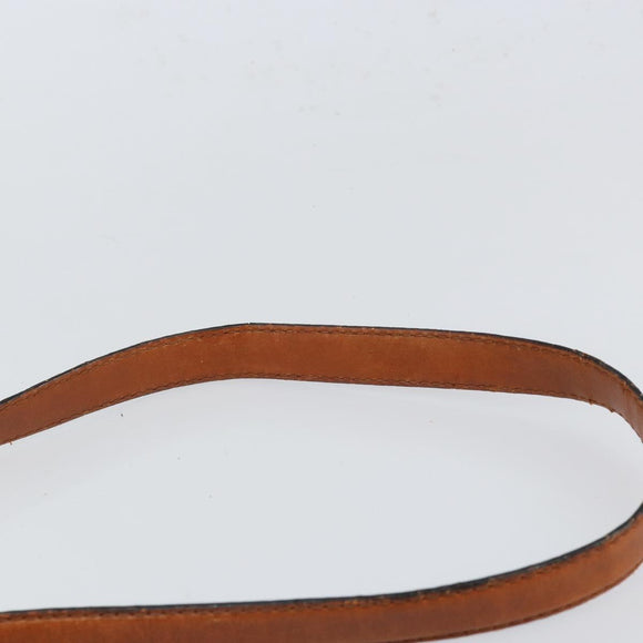 LOUIS VUITTON Quirvequia Trotteur MM Bag Leather Brown M95321 LV Auth bs32483