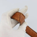 LOUIS VUITTON Quirvequia Trotteur MM Bag Leather Brown M95321 LV Auth bs32483-8
