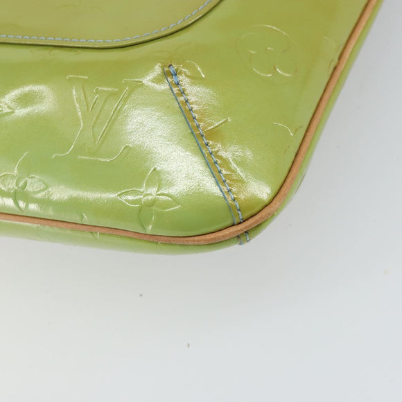 LOUIS VUITTON Monogram Vernis Thompson Street Bag Baby Blue M91009 Auth bs32484