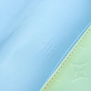 LOUIS VUITTON Monogram Vernis Thompson Street Bag Baby Blue M91009 Auth bs32484-17