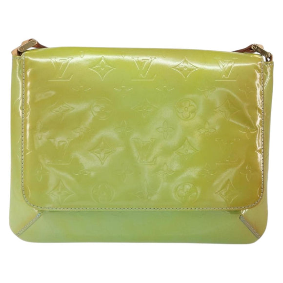 LOUIS VUITTON Monogram Vernis Thompson Street Bag Baby Blue M91009 Auth bs32484