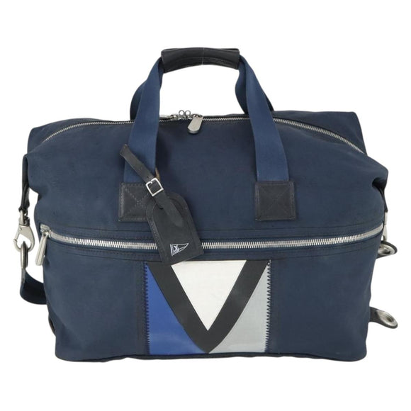 LOUIS VUITTON LV Cup jenker Boston Bag 2way Navy M80703 LV Auth bs32488