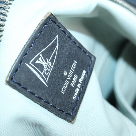 LOUIS VUITTON LV Cup jenker Boston Bag 2way Navy M80703 LV Auth bs32488