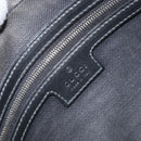 GUCCI GG Supreme Clutch Bag PVC Black Silver 495562 Auth bs32492-17