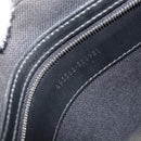 GUCCI GG Supreme Clutch Bag PVC Black Silver 495562 Auth bs32492-12