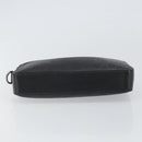 GUCCI GG Supreme Clutch Bag PVC Black Silver 495562 Auth bs32492-6