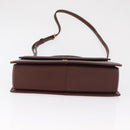 VALENTINO Hand Bag Leather 2way Brown Gold Auth bs32494-5