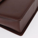 VALENTINO Hand Bag Leather 2way Brown Gold Auth bs32494-15