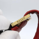 BALLY Shoulder Bag Leather Black Gold Auth bs32496-14