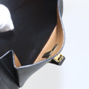 BALLY Shoulder Bag Leather Black Gold Auth bs32496-25