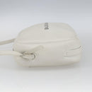 BALENCIAGA Shoulder Bag Leather White Silver 489812 Auth bs32497-4