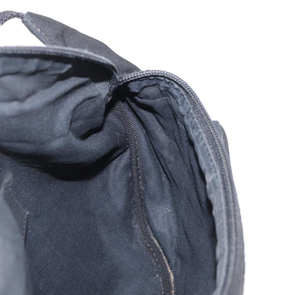 BALENCIAGA Body Bag Canvas Black 482389 Auth bs32498