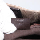 BALLY Shoulder Bag Canvas Beige Gold Auth bs32499-12