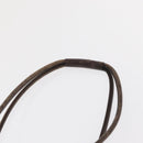 BALLY Shoulder Bag Canvas Beige Gold Auth bs32499-8