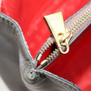 CELINE Tote Bag Patent leather Brown Gold Auth bs32500-20