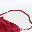 VALENTINO Tote Bag Leather 2way Red Silver Auth bs32504-14