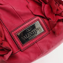 VALENTINO Tote Bag Leather 2way Red Silver Auth bs32504-18