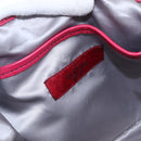 VALENTINO Tote Bag Leather 2way Red Silver Auth bs32504-19