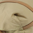 PRADA Tote Bag Nylon Beige Silver Auth bs32506-11