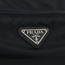 PRADA Tote Bag Nylon Black Silver Auth bs32508-18
