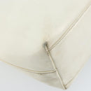 PRADA Hand Bag Patent leather White Clear Auth bs32510-16