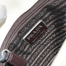 PRADA Hand Bag Patent leather White Clear Auth bs32510-17