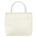 PRADA Hand Bag Patent leather White Clear Auth bs32510-13