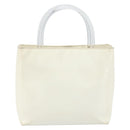 PRADA Hand Bag Patent leather White Clear Auth bs32510-2