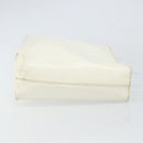 PRADA Hand Bag Patent leather White Clear Auth bs32510-3