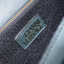 Gianni Versace Hand Bag Leather Khaki Gold Auth bs32514-11