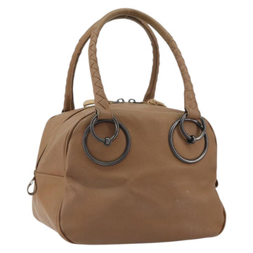 BOTTEGA VENETA Hand Bag Leather Brown Auth bs32515