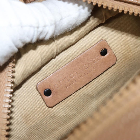 BOTTEGA VENETA Hand Bag Leather Brown Auth bs32515