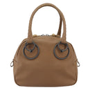 BOTTEGA VENETA Hand Bag Leather Brown Auth bs32515-2