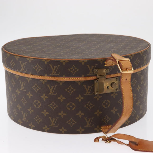 LOUIS VUITTON Monogram Hat Case Boite Chapeau 40 Case M23624 LV Auth bs32517