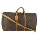 LOUIS VUITTON Monogram Keepall Bandouliere 60 Boston Bag M41412 LV Auth bs32518-1