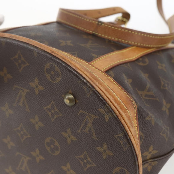 LOUIS VUITTON Monogram Bucket GM Shoulder Bag M42236 LV Auth bs32523