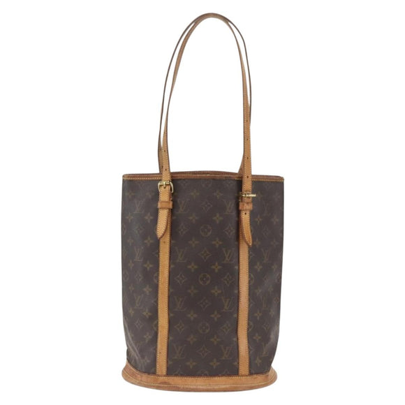 LOUIS VUITTON Monogram Bucket GM Shoulder Bag M42236 LV Auth bs32523