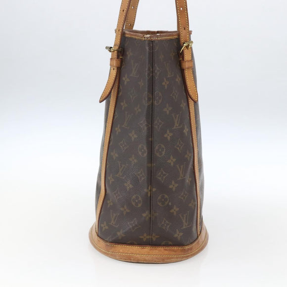 LOUIS VUITTON Monogram Bucket GM Shoulder Bag M42236 LV Auth bs32523