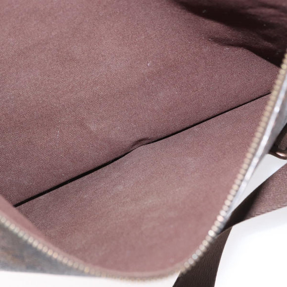 LOUIS VUITTON Damier Ebene Brooklyn MM Shoulder Bag N51211 LV Auth bs32525