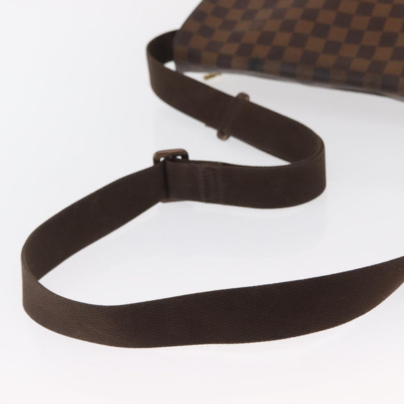 LOUIS VUITTON Damier Ebene Brooklyn MM Shoulder Bag N51211 LV Auth bs32525