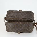 LOUIS VUITTON Monogram Saumur 35 Shoulder Bag M42254 LV Auth bs32527-5